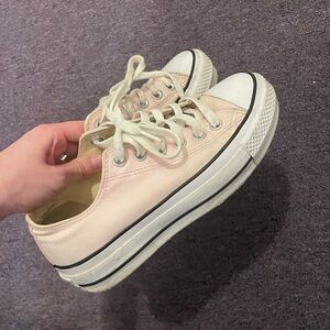 Women's Pink Platform Converse